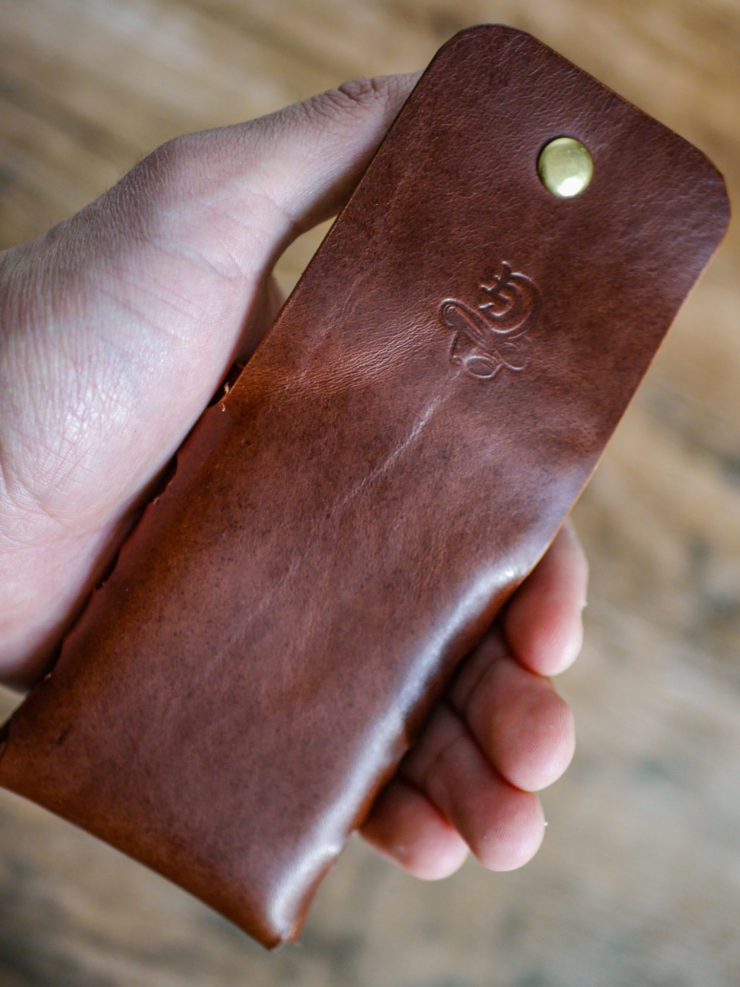 Porte-carte "Le Compagnon" V Bouton Pression - Missouri Cognac